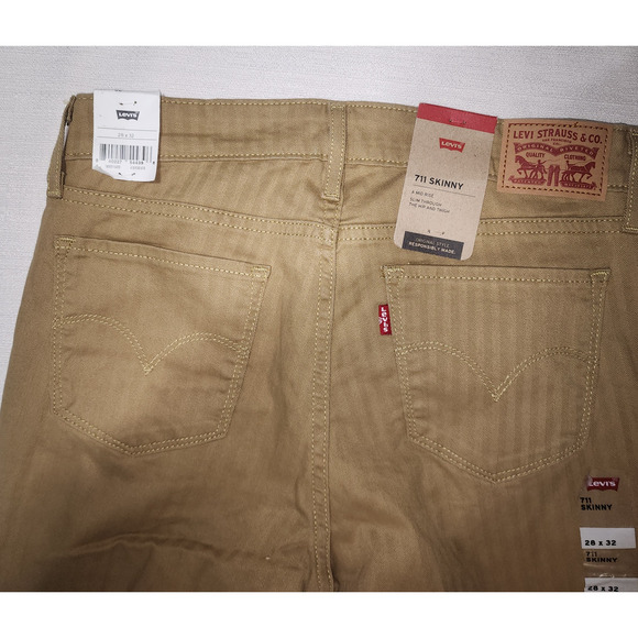 Levi's 711 mid rise skinny pants W28''x L32'' woman's - Picture 6 of 6